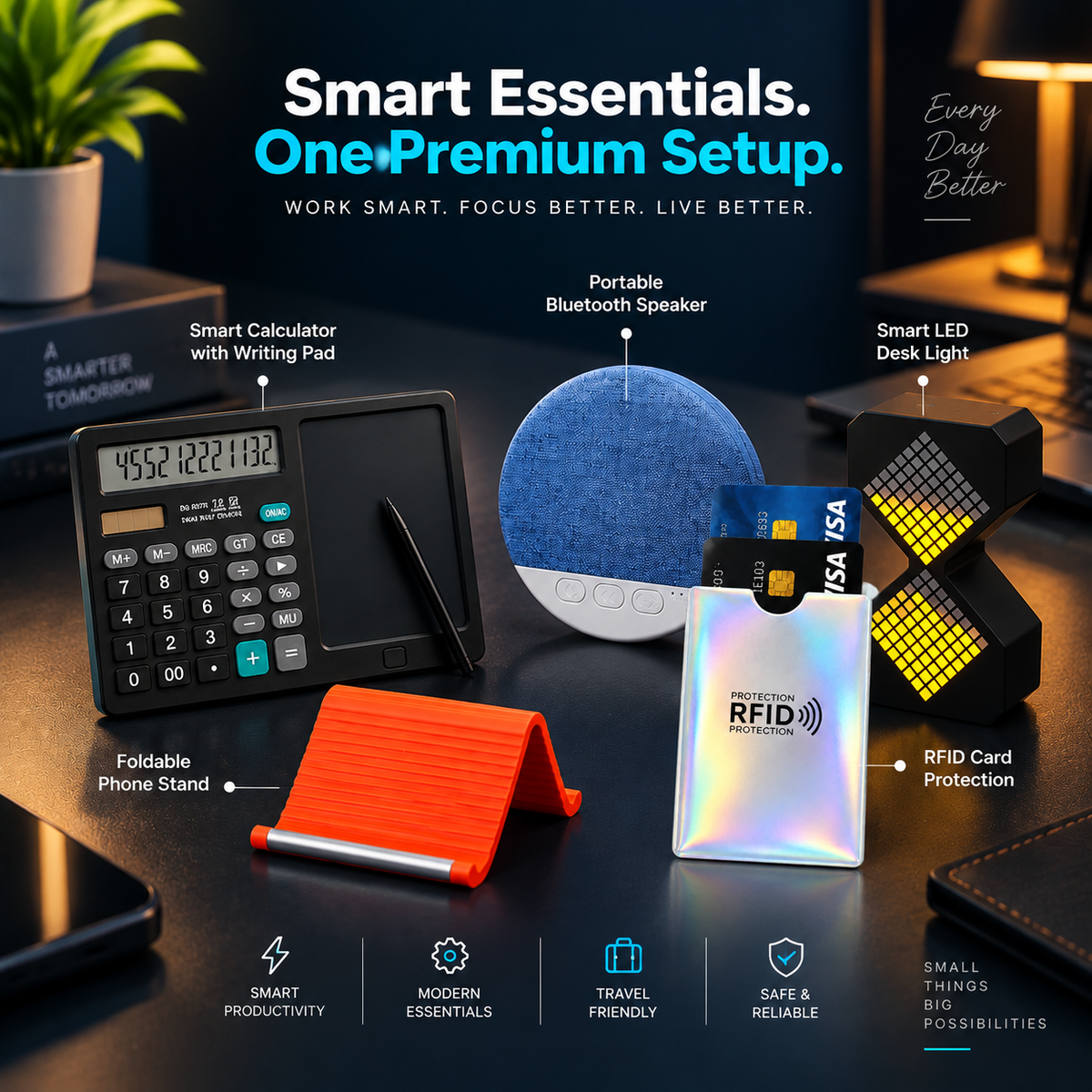 FastVolt Everyday Essential Collection five-gadget gift box