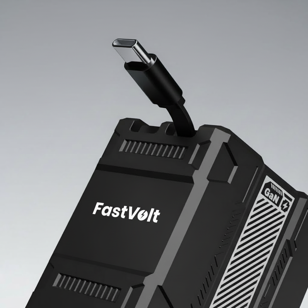 VoltFusion dual-cable wall charger, pocket-size and travel friendly