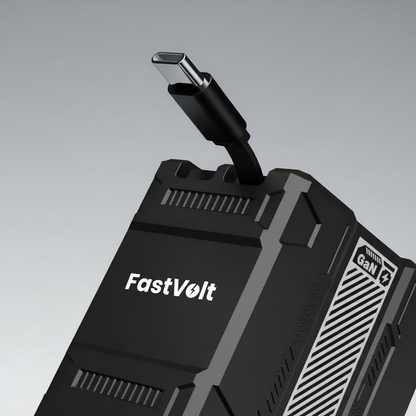 VoltFusion dual-cable wall charger, pocket-size and travel friendly